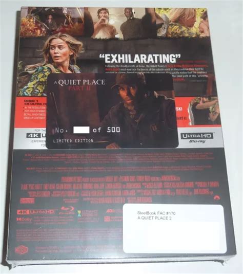 A Quiet Place Part Filmarena Lenticular Xl Full Slip K Blu Ray