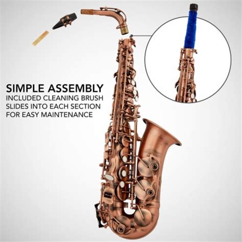 Lyxjam Alto Saxophone Kit E Flat Brass Alto Sax With Complete