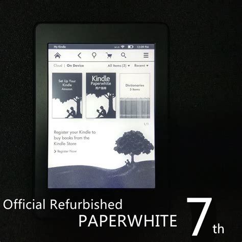 Refurbished Kindle Paperwhite 7th E Reader Black 6 High Resolution