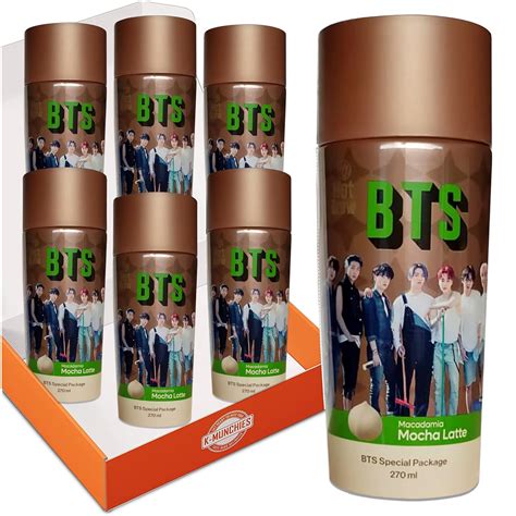 Amazon K Munchies Paldo BTS Coffee 7 X 270 ML BTS Hot Brew Coffee Macadamia Mocha Latte