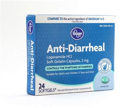 Kroger Anti Diarrheal Softgels Ct Qfc