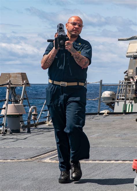 Dvids Images Sailors Aboard Uss Dewey Conduct Crew Served Weapons