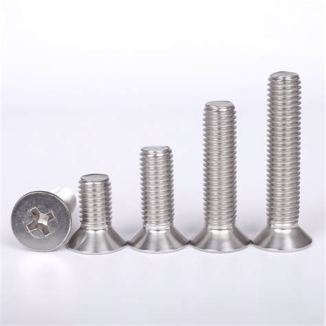 Stainless Steel Drilling Tapping Hex Pan Flat Head Phillips Countersunk