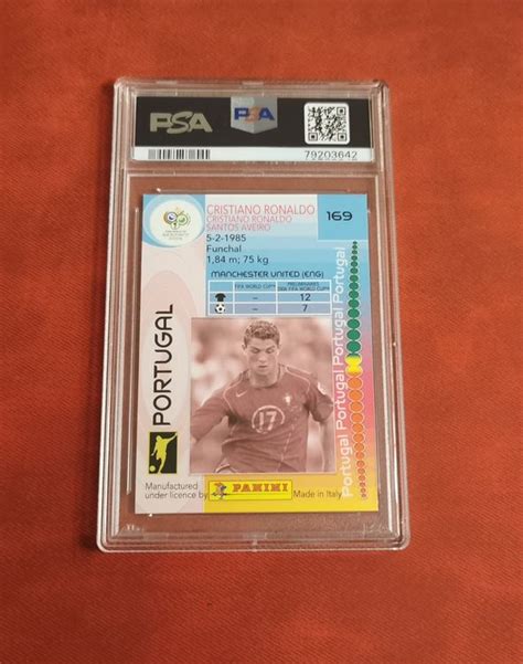 Cristiano Ronaldo Panini Wm Psa Kaufen Auf Ricardo