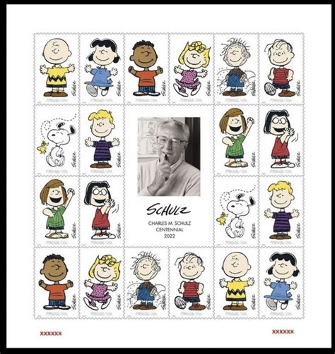 Us Charles M Schulz Sheet Of Stamps Pre Order Ships On Sep