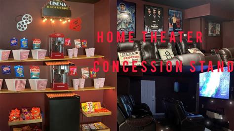 Home Theater Concession Stand DIY YouTube