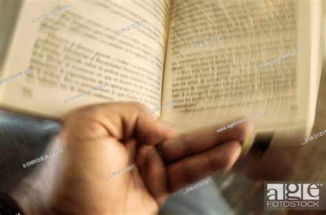 Hands And Open Book Stock Photo Picture And Rights Managed Image Pic