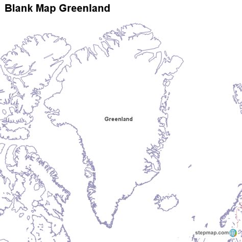 Blank Map Of Greenland