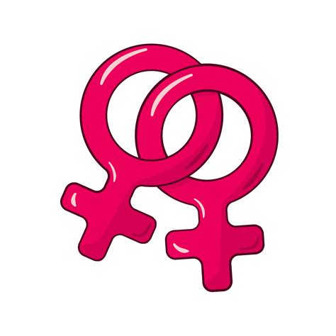 Lesbian Relationship Symbol Homosexual Female Gender 25377554 Vector Art At Vecteezy