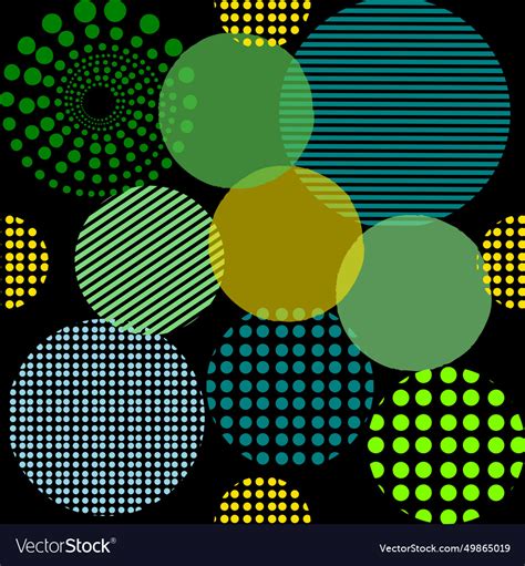 Green and yellow abstract geometric background Vector Image