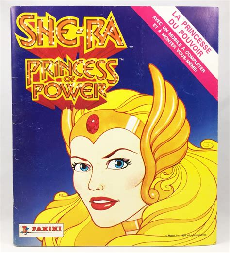 She Ra Princess Of Power Panini Stickers Collector Book