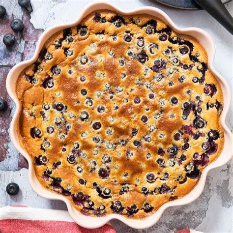 Easy Blueberry Clafoutis Food And Journeys