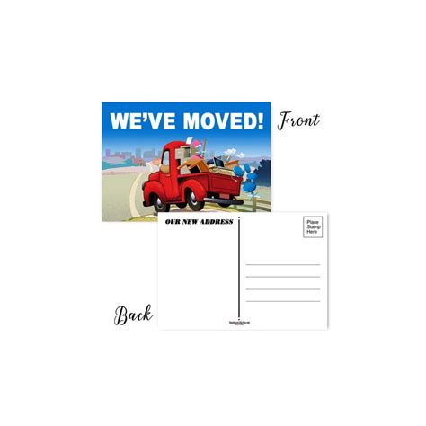 Set of 40 Moving Announcement Postcards 4 X 6 Moving - Etsy