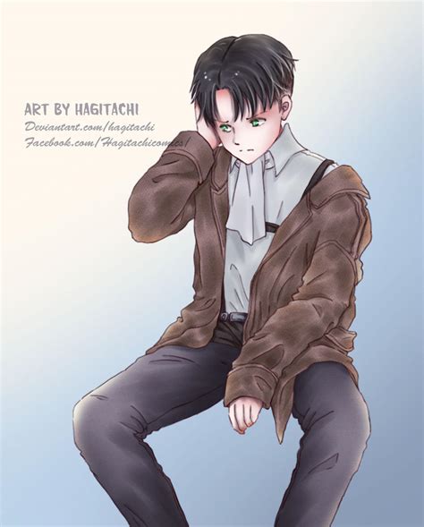 fanart levi ackerman  hagitachi  deviantart