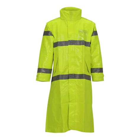 Tingley Comfort Brite Type R Class Hi Vis Lime Rain Coat C