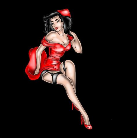 Pinup Girl Art Etsy