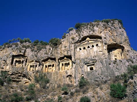 Fondos de pantalla templo rock edificio castillo Turquía