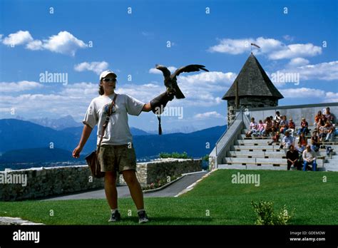 Hikers At Heiligenblut Hohe Tauern Moelltal Carinthia Austria Stock