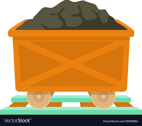 Coal icon cartoon style Royalty Free Vector Image