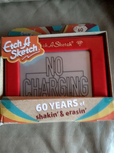 Etch A Sketch Classic Red Drawing Toy Th Anniversary Edition Ebay