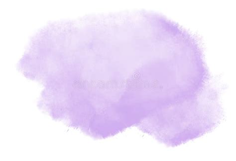 Digital Soft Purple Watercolor Pastel Background Splash Painting Stock