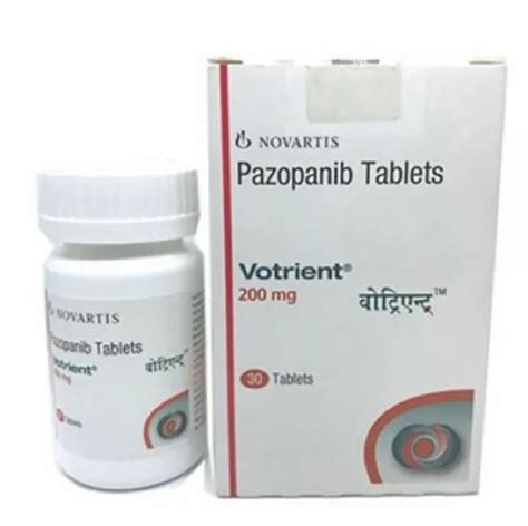 Pazopanib 200 Mg Votrient 200mg Tablet At Rs 7000 Box In Surat ID