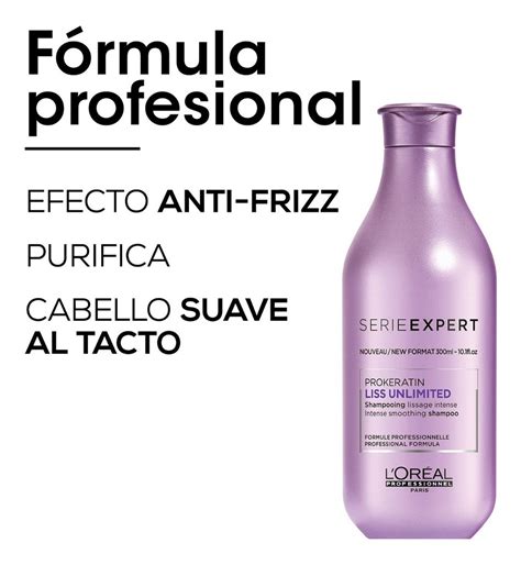 Shampoo Anti Frizz 300ml Liss Unlimited Loreal Professionnel Mercado Libre