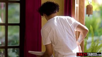 Beautiful Horny Big Ass MILF Stepmom Ray Veness Sucks And Fucks Her Big Dick Stepson Rico