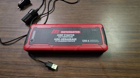 Motomaster Jump Starter And Power Bank Review A Youtube