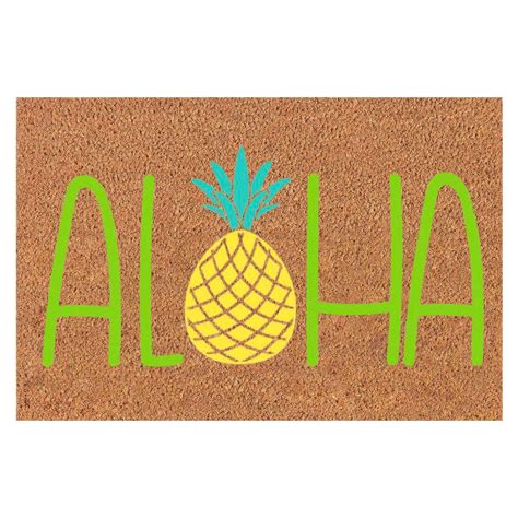 Ongmies Carpet Clearance Fun Pineapple Letter Printed Door Mat Slip