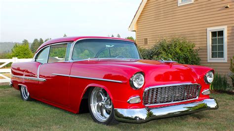 1955 Chevrolet Bel Air Resto Mod For Sale At Auction Mecum Auctions