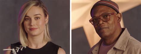 A Message From Brie Larson And Samuel L Jackson