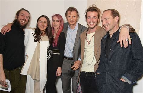 Liam Neeson supports son Micheál Neeson at gallery opening | HELLO!