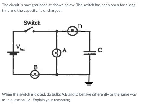 Solved Questions 12-15 Consider the following circuits with | Chegg.com 