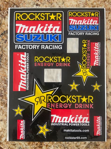 Bmxmuseum For Sale Official Factory Rockstar Decal Sheet