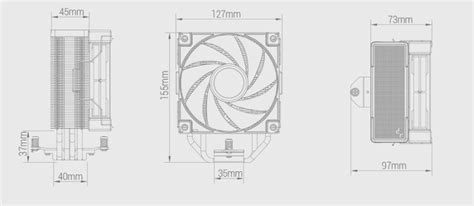 Deepcool Ak Wh Cpu Cooler Review Thinkcomputers Org