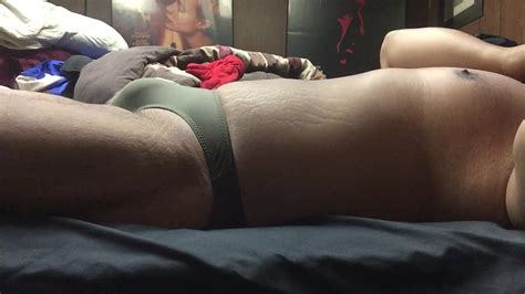 Squirming In My Olive Green Bikini In Bed ThisVid