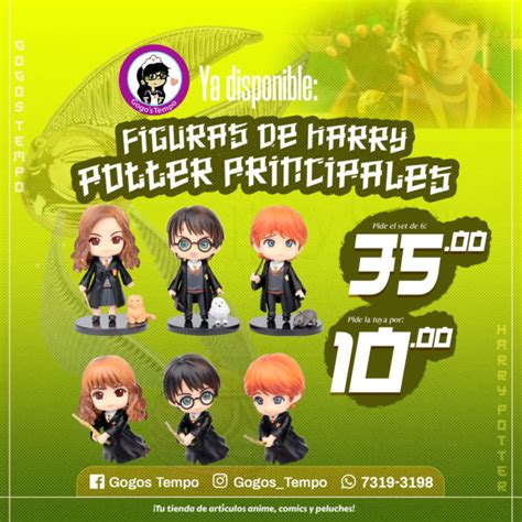 Figuras De Harry Potter Set De 6 Principales Tienda