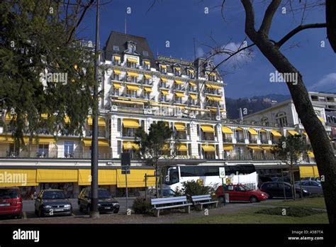 Montreux Palace Hotel, Montreux, Switzerland Stock Photo - Alamy