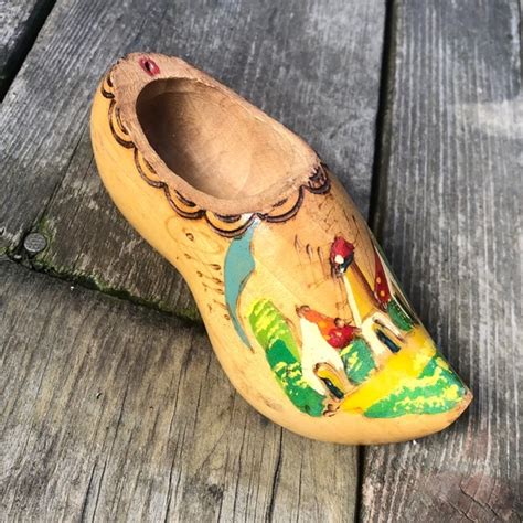 Vintage Accents Hand Painted Wooden Dutch Clog Poshmark