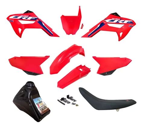 Kit Plástico Biker R1de Tanque Adaptável Crf230 Xtz125 Xt225 Frete grátis