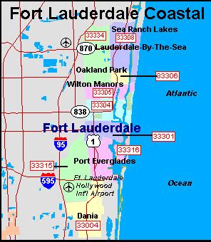 Fort Lauderdale Fl Zip Code Map - Zip Code Map