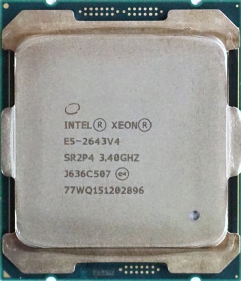 Xeon E5 2643 v4: характеристики, обзор производительности, бенчмарки и ...