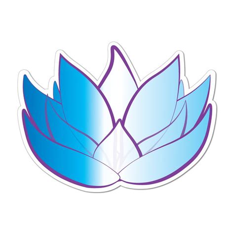 Lotus Flower Pretty Beautiful Floral Laptop Car Sticker Decal Hippie Stickers Little Sticker Boy