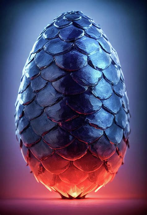 Scaled Dragon Egg Digital Art By Billy Bateman Fine Art America