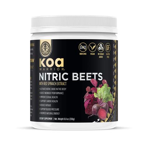 Koa Warrior® Nitric Oxide Beets With Red Spinach Extract