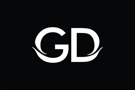 GD Monogram Logo Design By Vectorseller | TheHungryJPEG