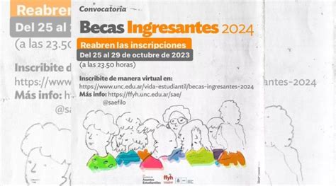 Becas Ingresantes Reabre La Inscripci N Hasta El