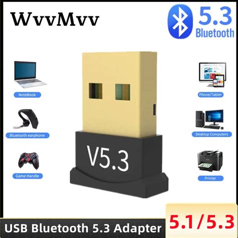 Adaptador USB Con Bluetooth 5 3 Receptor Y Transmisor Inal Mbrico