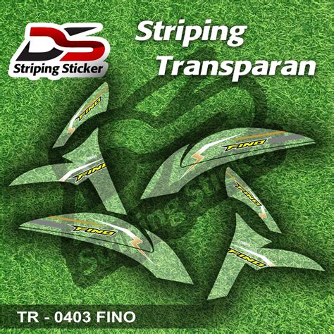 Striping Stiker Transparan Uv Fino Tr List Variasi Sticker